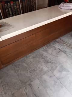 shop counters for sale good condition size 4x2.5. . . 8x2.5. . . 8x2.5