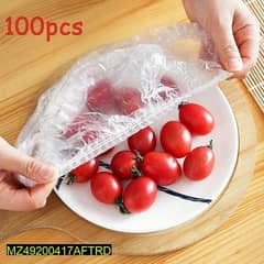 100 psc food cover polythene covers
