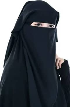 3 layer soudi niqab for girls and women