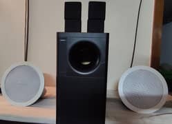 BOSE ACCOUSTIMASS 10 Series ii 5.1  with 2 cubes and 2 ceiling speaker