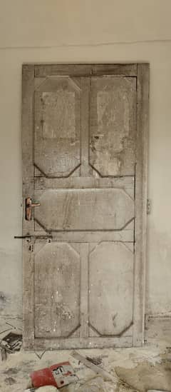 Normal Condition WOODEN DOOR with additional JALI pattern DOORS