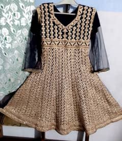 fully heavy embroidered frock