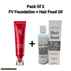 Foundation and Hair Oil