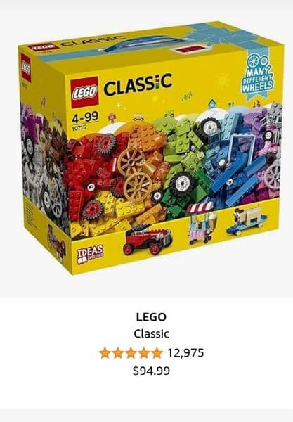 Original And Official Lego Classic Set No: 10715  and alloy Lego setrf 3