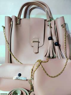 luxury ladies handbag 3pc