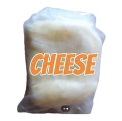 Mozzarella cheese and chadder cheese block