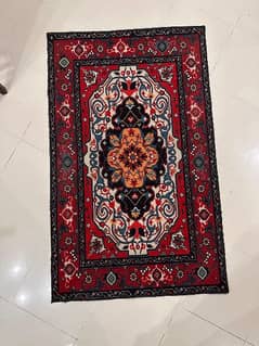 Rug (red and black)