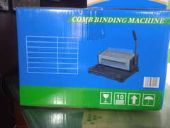 comb binding machine.