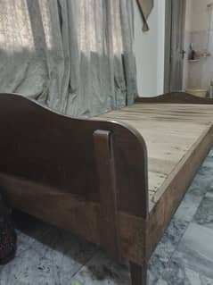 Wood single bed for sale