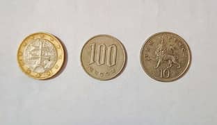 90s Old Coins Antique Pieces | 10 Pence