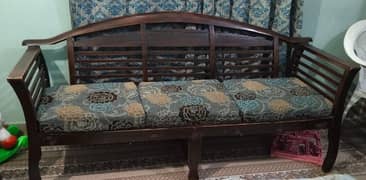5 sitter wooden sofa set