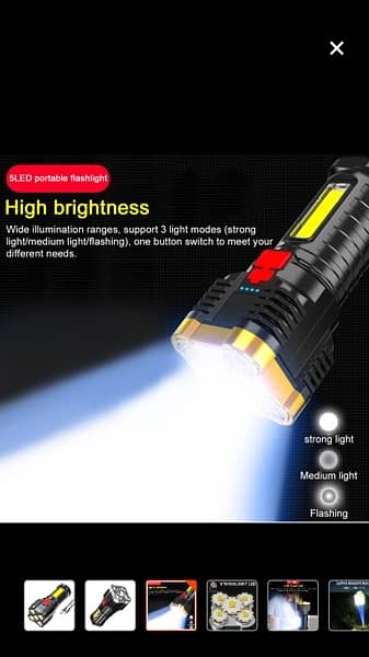 Rechargeable Flashlight 0