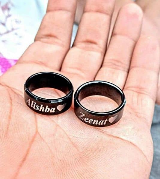 CUSTOMIZE NAME RING FOR COUPLES 1