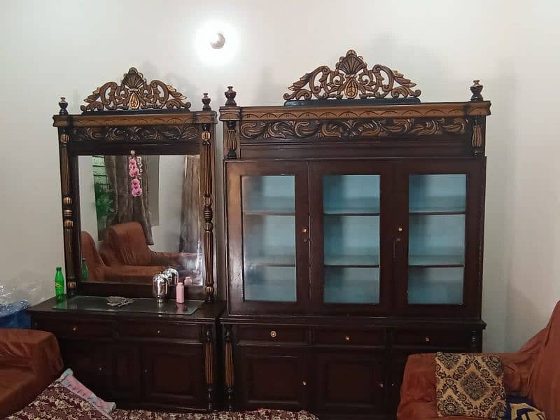 dressing table and show case 5