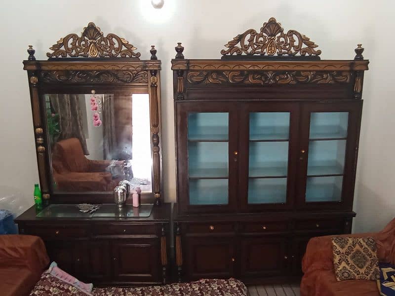 dressing table and show case 6