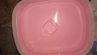 Cat litter box with scoop -pink color available