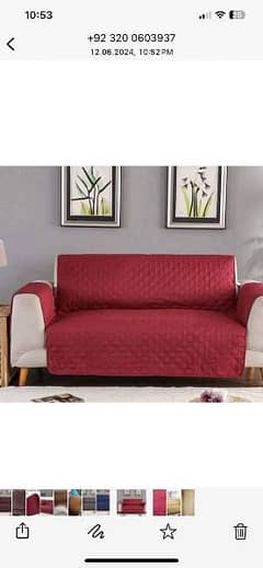 6 seatr cotton & polyester sofa covers