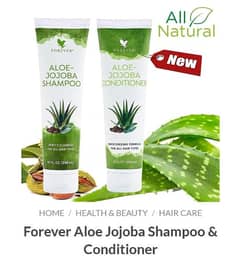 Alovera shampoo and conditioner