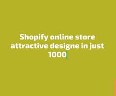 I will design your shopify store