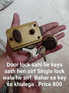 Door lock used