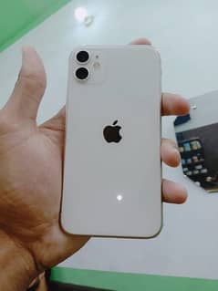 iphone 11 white colour JV 77% Battery