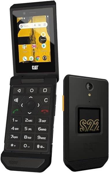 Army Rugged Water Proof Android Flip phone touch and type CAT S22 Flip 2