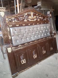 king size bed wooden lasani