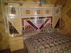 Bed+Side table+Dressing+Mattress For sale. . . .