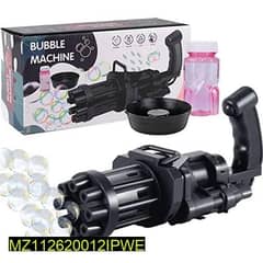 8-Hole Bubble Machine Gun For Kids