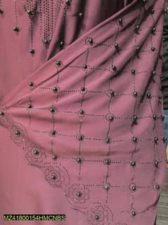 cotton full embroidery abaya