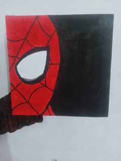 Spiderman painting on canvas