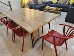 Dinning table with 6 chairs from Habit