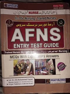 AFNS Entery test guide  Armand force nursing services