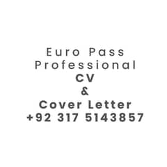 Euro pass CV & Cover Letter