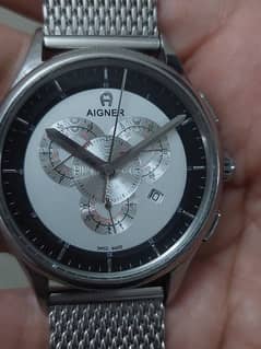 Aigner swiss quartz chronograph watch