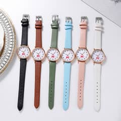 IMPORTED Wholesale Women'S Fashion Casual Simple Round Dial Bow Quart