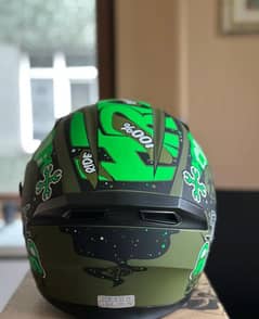 JEKAİ Jk-21 316 Model Closed Helmet with Sun Visor - ( Green Pattern