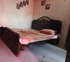 Double bed for sale with matress Home use Good condition