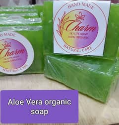 organic Aloevera handmade beauty soap