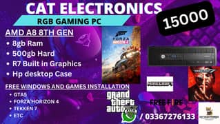 Gaming PC for Forza Horizon 4/GTA5/Tekken7