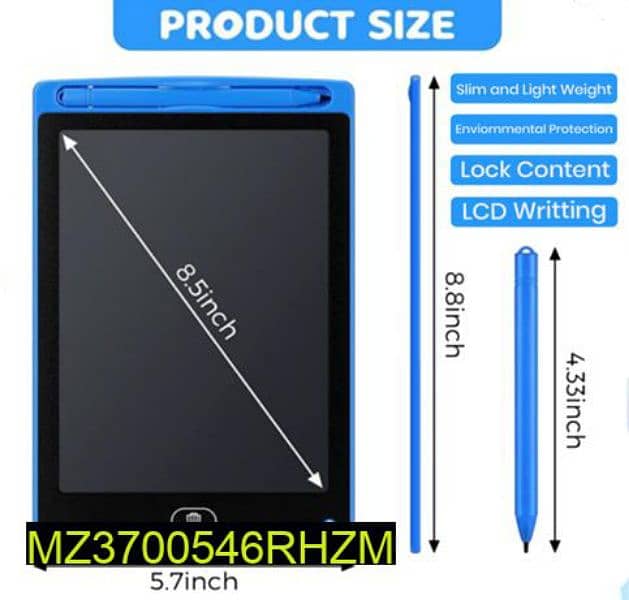 writing tablet with 4 magic books 1