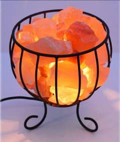 Himalayan Salt Lamps Metal Basket