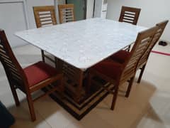 6 Men Dining Table for Sale