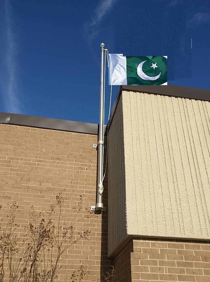 KPK Flag & PTI Flag with Floor Stand for Govt or commissioner Office 16