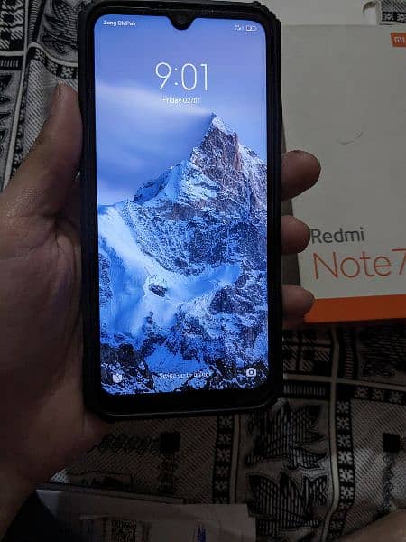 Xiaomi redmi note 7 4gb 64gb, good condition, new battery complete set 4