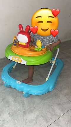 Baby walker is available for sale