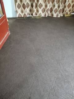 New carpet slightly used ideal for 18 by 14 room with foam