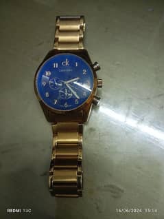 ck beautiful watch with date function . big dial