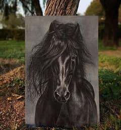 Aesthetic Horse oil painting