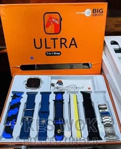 7 straps ultra smart watch free delivery